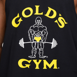 Mens <b>Black</b> Classic Stringer Golds Gym Muscle Tank Top Bodybuilding Workout Sleeveless Training <b>Vest</b> Fitness Wear for Gym - Product Image 4
