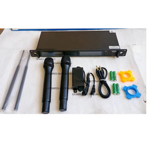 Cầm tay FM một kéo hai nhà 500 mét biểu diễn sân khấu hội nghị âm thanh máy tính hát Micro không dây năng động - Product Image 2