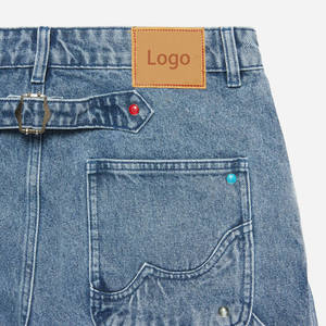 Pantalones cortos casuales calientes de mezclilla para mujer Pantalones cortos de mezclilla ajustados para mujer Pantalones cortos de mezclilla elegantes de moda al por mayor por encargo - Product Image 5