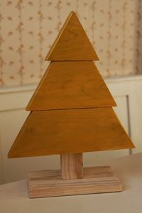 Arbre de Noël en bois fait main de qualité supérieure, personnalisable, pour la décoration des fêtes - Boîtes artisanales en bois - Product Image 2