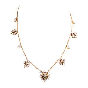 Trendy Gajaah 925 Sterling <b>Silver</b> Emerald Pendant <b>Necklace</b> Pure <b>Silver</b> Green Stone & <b>Crystal</b> Halo Jewellery for Women Bulk - Product Image 2