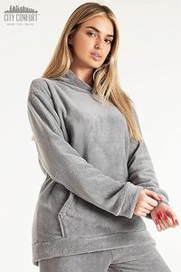 Vêtements de nuit d'hiver pour femmes 2 pièces Vêtements de nuit respirants épais et chauds Pyjamas pour femmes - Product Image 4