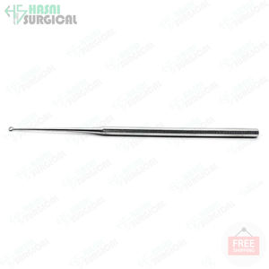 Curettes d'oreille Buck émoussées droites en acier inoxydable de qualité allemande Offre Spéciale CE ISO approuvé logo personnalisé Hadsni Surgical - Product Image 3