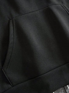 Sudadera con capucha de algodón 100% para hombre, sudadera de lana cómoda, diseño de cremallera, logotipo personalizado, característica divertida para el invierno - Product Image 3