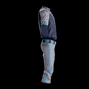 Nouvelle conception d'uniforme de baseball respirant, couleur personnalisée, séchage rapide, impression par transfert thermique, spandex/nylon, taille plus, manches courtes - Product Image 3
