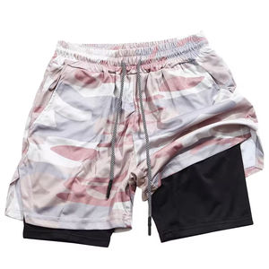 Shorts Deportivos para Hombre al por Mayor, con Logotipo Personalizado, de Secado Rápido, Transpirables, Impermeables, Estilo Vintage, Casual, con Estampado de Leopardo - Product Image 6