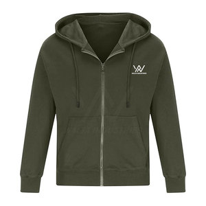 Sudadera con Capucha y Cremallera para Hombre, Fabricada en Pakistán, con Tela Ligera de Secado Rápido, Perfecta para Uso Diario - Product Image 3
