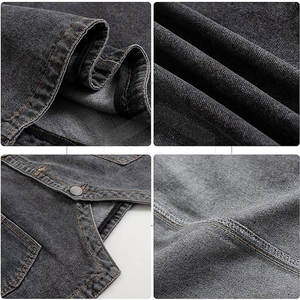 Chaleco vaquero de invierno transpirable informal de algodón 100% de alta calidad para hombres-Precio razonable prendas de vestir exteriores personalizables - Product Image 3