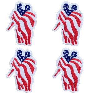 Patchs de broderie thermocollants animaux mignons en gros Conception de logo personnalisé pour enfants Chemises et machines Technique de tissu - Product Image 3