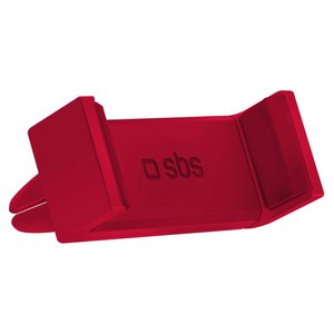 Soporte Universal para Teléfono Móvil TESUNSUPCLIPR con Clip Rojo para Ventilación de Coche - Product Image 1