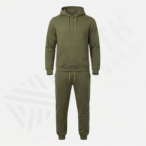 Ensemble de survêtement pour homme de qualité supérieure, personnalisable, en tissu professionnel, avec logo, deux pièces, tenue de sport - Product Image 1