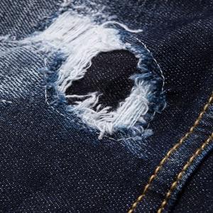 Chaqueta de bombardero acolchada desgastada Vintage personalizada para hombres invierno al aire libre cremallera bordado decoración carta patrón estilo Formal - Product Image 6