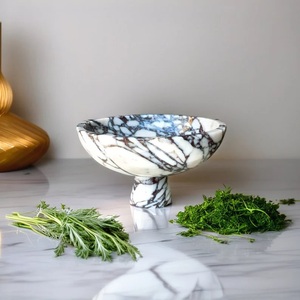 Bol de service en résine jetable fait à la main pour le service de nourriture de fête - Product Image 1