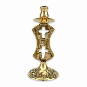 Dernière arrivée croix en laiton autel d'église et bougeoir décoratif religieux accessoires d'église autel en métal - Product Image 5