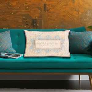 Cojín con Estampado Turco - Regalo Étnico Vintage, 8"x8" - 20x20 cm - Product Image 4