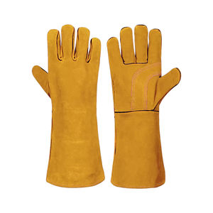 ถุงมืองานเชื่อม MIG ทนความร้อนสูงถุงมือหนังสำหรับใช้งานกลางแจ้ง - Product Image 1