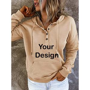 Chaqueta con capucha y cremallera para mujer, superventas, 100% algodón, manga larga, abrigo de invierno de Color sólido con técnicas bordadas, novedad - Product Image 6