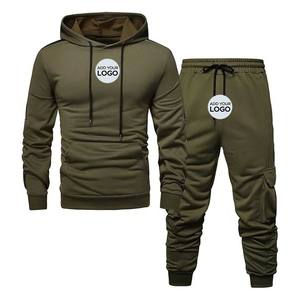 Survêtements pour hommes Ensemble de survêtement à carreaux Survêtements pour hommes 2 pièces Jogging de sport Survêtement - Product Image 3