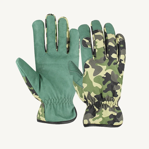 Guantes de montaje de cuero de grano de alta calidad Excelente protección para las manos con guantes de seguridad de fuerza superior - Product Image 1