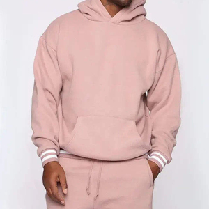 Conjunto de ropa deportiva duradera para hombre, ropa de gimnasio cómoda y elegante para correr informal, chándal transpirable con capucha para traje de invierno - Product Image 1