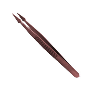 Pince à épiler droite Carmalt Splinter de qualité supérieure 4.5 pouces pince à épiler chirurgicale en acier métallique revêtue de cuivre Carmalt - Product Image 1