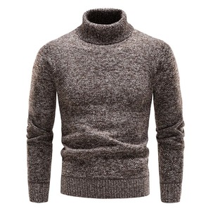 Sweatshirts en gros élégants 100% coton Sweat-shirt respirant de qualité supérieure pour hommes Personnaliser les chemises à col roulé pour hommes - Product Image 2