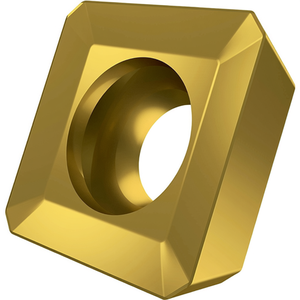 ISO SPET 1204ADSN M8330 D.5.5mm PVD Coated Gold Milling Insert Cutting & Forming <b>Tools</b> Pack Size 10 - Product Image 2