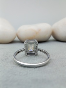 Personnalisé Fantaisie Solitaire VVS Moissanite Or 925 Argent Bague De Fiançailles De Mariage À La Mode pour Anniversaires Cadeaux 100% Satisfaction - Product Image 4