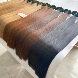 Extensions de cheveux à pointe plate alignées sur les cuticules standard à double dessin de kératine russe Diverses couleurs Nouvelle arrivée! - Product Image 4