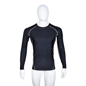 Rash Guard personnalisé de haute qualité à manches longues à manches courtes Rash Guard MMA Logo personnalisé Rash Guard pour hommes - Product Image 4
