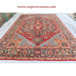 Fournisseur de confiance élégant tapis en laine fait main de style turc pour la maison salon grande taille antidérapant et lavable motif de nouveauté - Product Image 3