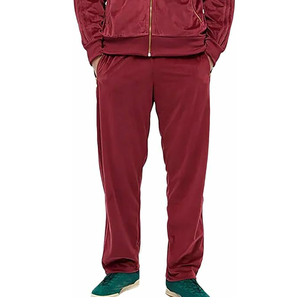 Breathable Unisex Corduroy <b>Velour</b> Pants Wholesale Hip Hop Fashion Streetwear Custom Logo Waterproof Eco-Friendly Velvet Pants - Product Image 1