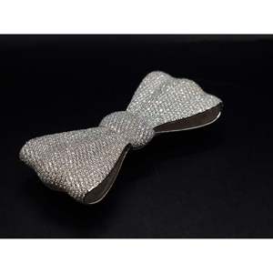 SHREYA DIAM Broche Papillon de Luxe Sertie de Diamants Moissanite VVS1, Argent Massif 925, Passe le Test du Diamant, Peut Être Plaqué Or Jaune - Product Image 6
