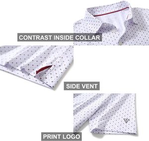 Camisas Casuales de Hombre de Alta Calidad a Precio de Fábrica OEM, Tejidas, de Manga Corta, Sólidas, de Secado Rápido, Transpirables, Bordadas, Color Personalizado - Product Image 4