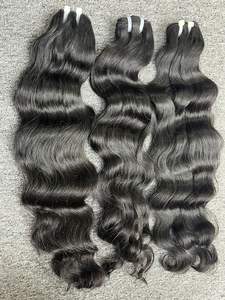 ผมดิบแบบลอนธรรมชาติผมตรงจากเวียดนามผมดิบสีดำบริสุทธิ์มีสินค้าใน100% - Product Image 3