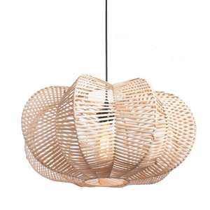 Nouvelle arrivée Eco-Chic éclairage en bambou fait à la main Design asiatique rotin direct usine offre en gros du Vietnam - Product Image 6