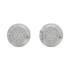 Boucles d'oreilles en diamant brillant rond de qualité supérieure au meilleur prix certifiées pour la revente et les cadeaux - Product Image 3