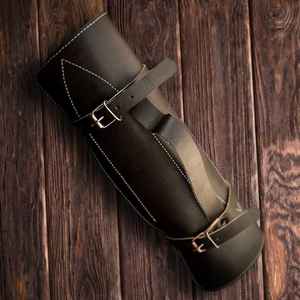 Wholesale Handmade Forged Damascus <b>Steel</b> Chef Set with Wooden Handle Restaurant Use Includes Leather Bag Meat Cutting Knives - Product Image 6