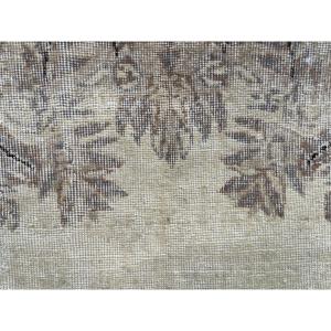 Turkish 5.2x8.7 ft Rug, Large Vintage Rug, <b>Brown</b> Gray Persian <b>Wool</b> Rug - Product Image 5