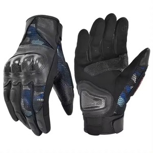 Guantes de moto de cuero genuino unisex logotipo personalizado/diseño guante de moto de carreras con la mejor gama - Product Image 4