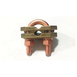 ตัวหนีบทองเหลืองเคลือบทองแดงทนทานสำหรับสายดินอินเดีย - Product Image 1