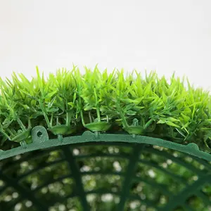 ZC ابرات صنوبر كروية للنباتات الصناعية 9 بوصة 19 بوصة 21 بوصة كرات نباتات صناعية اخضر للبيع بالخارج