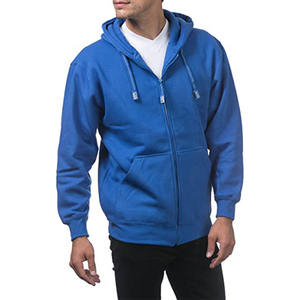 Sudadera con Capucha de Algodón para Hombre de Alta Calidad, con Cierre, Logotipo Personalizado, Ropa Deportiva, Sudadera Informal Cálida, OEM ODM, Ropa de Moda - Product Image 2