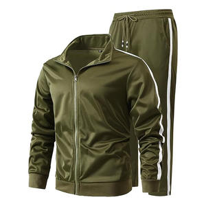 Survêtement à dessin élastique pour homme Survêtement personnalisé pour homme OEM de grande taille en bas quantité minimale de commande Survêtement pour homme - Product Image 1