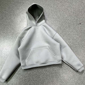 Nouveau tissu laminé extra lourd en éponge française épaisse vierge Logo imprimé personnalisé sweats à capuche et sweat-shirts pour hommes - Product Image 1