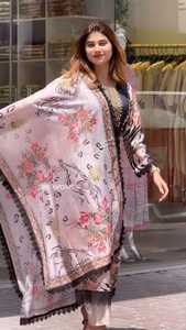 Llamativo diseñador Salwar Kameez indio pakistaní Salwar Kameez con Dupatta mujeres Indian Boutique último exclusivo nupcial - Product Image 3