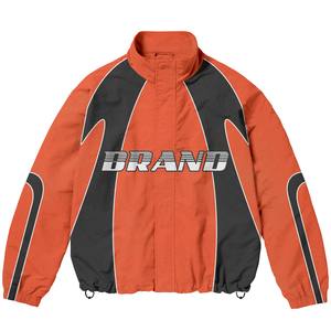 Chándales con capucha de nailon clásico con estampado de pretina elástica con diseño de logotipo personalizado OEM/ODM, chándales bordados personalizados para hombres - Product Image 1