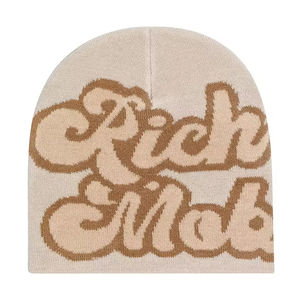 Ropa de Calle Personalizada al por Mayor, Tejida en Jacquard con Logotipo Grande, Unisex, Acrílica, Transpirable, Impermeable, Elástica de 46-52 cm, para Playa - Product Image 2