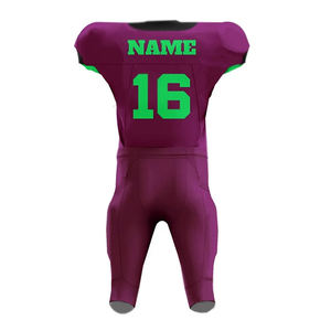 ชุดชุดกีฬาสไตล์สตรีทกลางแจ้งสีพื้นเสื้ออเมริกันฟุตบอลอเมริกันสำหรับผู้ชาย - Product Image 3