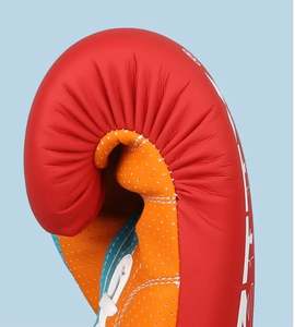 ถุงมือชกมวย TWINS IP-300 สำหรับมวยไทย ฝึกซ้อม ต่อยมวย ระดับมืออาชีพ หนังวัวแท้คุณภาพสูง หนา 4 ชั้น - Product Image 4